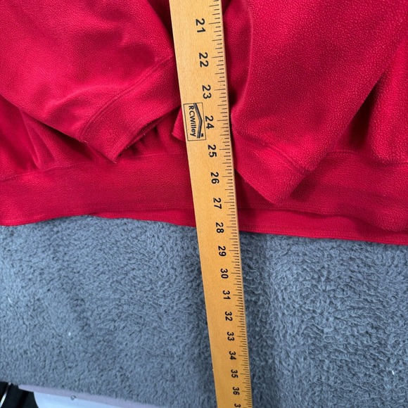 SDI Golf Pullover Mens 2XL Vintage Portland Course Red 1/4 Zip Dadcore Patch VTG - Picture 5 of 12